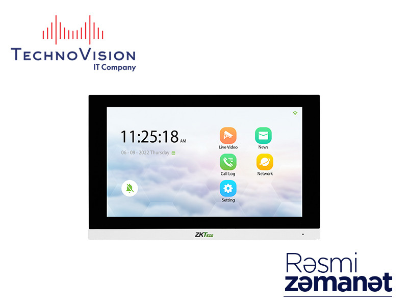   ZKTeco VT07-B01-W indoor monitor