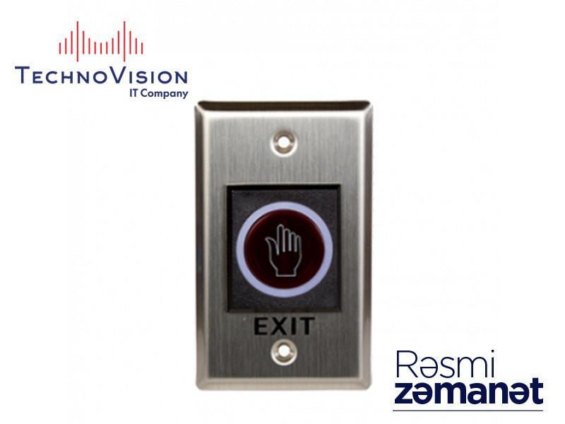  ZKTeco TLEB102-R Exit Button with remote controller